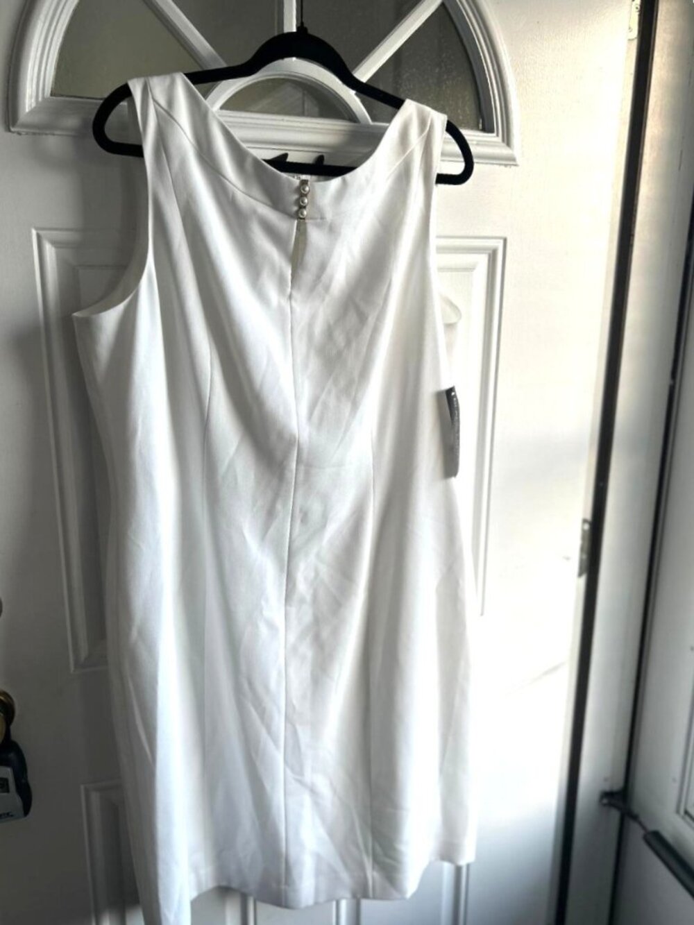Evan Picone White Career Dress - Gorgeous New Fits Up to 42 Bust  DB1